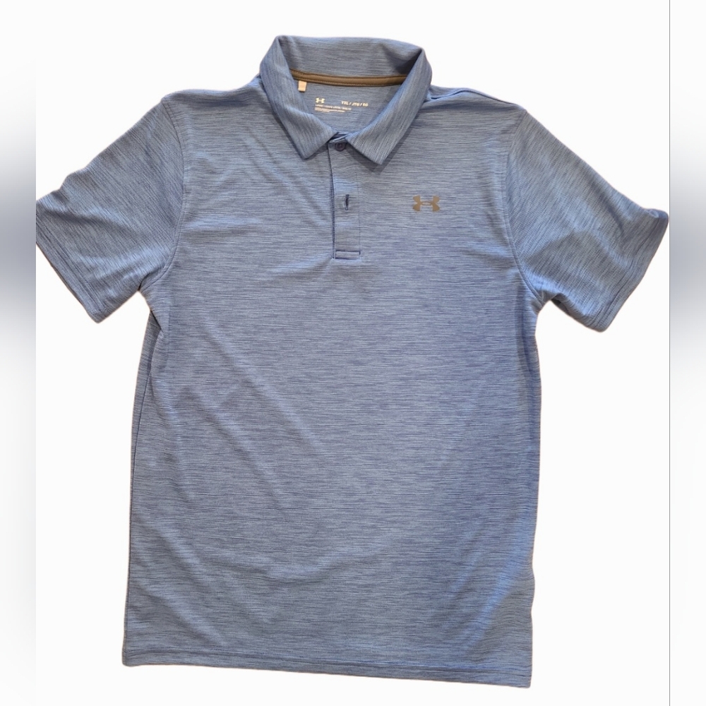 Under Armour Kids Light Blue Polo Shirt - YXL